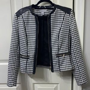 3/$16 Houndstooth Jacket (read description)